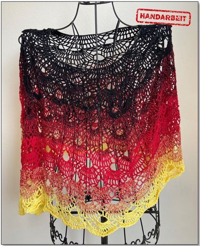 SALE! Gehäkelter Poncho Onesize