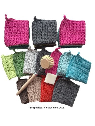 Spüllappen, Spültuch, gehäkelt, HANDARBEIT