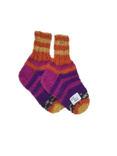 Handgestrickte Socken für Kinder, Gr. 21/22