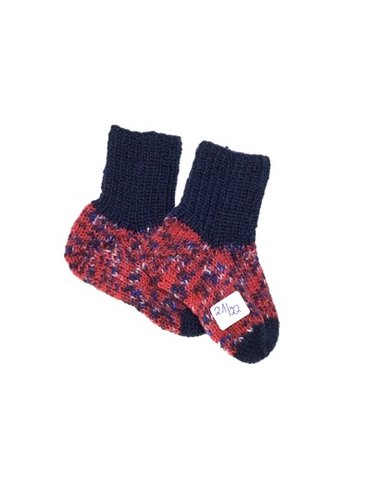 Handgestrickte Socken für Kinder, Gr. 21/22