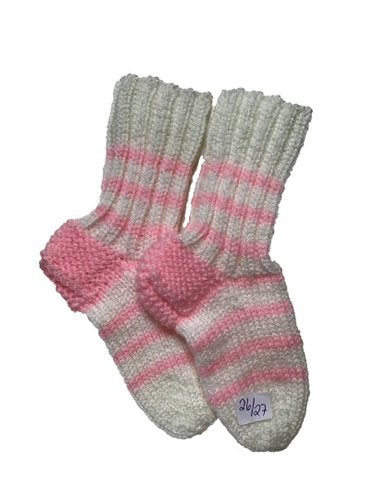 Handgestrickte Socken für Kinder, Gr. 26/27