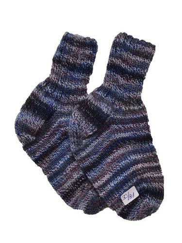Handgestrickte Socken für Kinder, Gr. 30/31