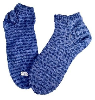 Handgestrickte Socken, Sneaker, Gr. 46/47