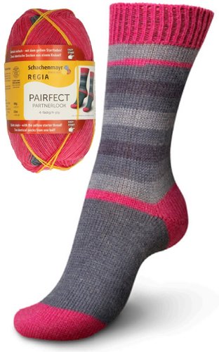 REGIA PAIRFECT, 4-fach Sockenwolle (79,5€/1kg)