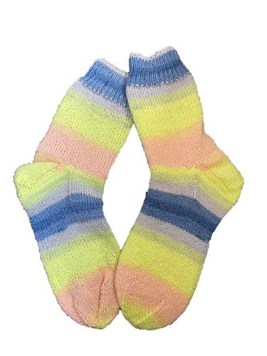 Handgestrickte Socken, Gr. 40/41