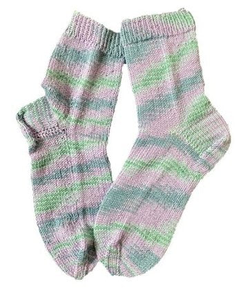 Handgestrickte Socken, 2. Wahl, Gr. 39/40