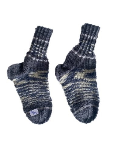 Handgestrickte Socken für Kinder, Gr. 28/29