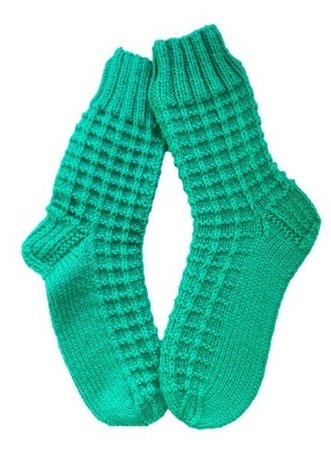 Handgestrickte Socken, Gr. 40/41