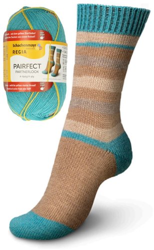REGIA PAIRFECT, 4-fach Sockenwolle (79,5€/1kg)