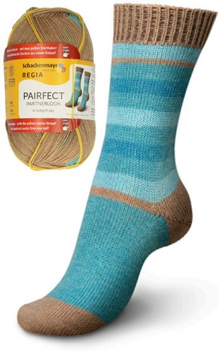 REGIA PAIRFECT, 4-fach Sockenwolle (79,5€/1kg)