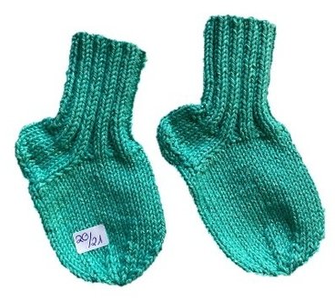 Handgestrickte Socken für Kinder, Gr. 20/21