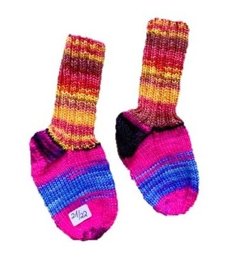 Handgestrickte Socken für Kinder, Gr. 21/22