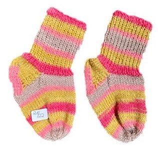 Handgestrickte Socken für Kinder, Gr. 21/22