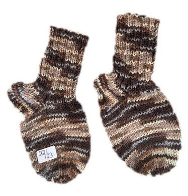 Handgestrickte Socken für Kinder, Gr. 22/23