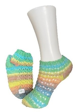 Handgestrickte Sneaker, Gr. 34/35