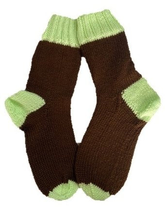 Handgestrickte Socken, Gr. 37/38