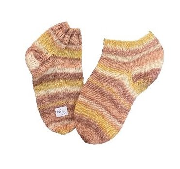 Handgestrickte Socken, Sneaker, Gr. 35/36