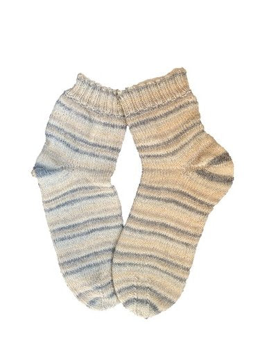 Handgestrickte Socken, Gr. 41/42