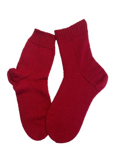 Handgestrickte Socken, Gr. 42/43