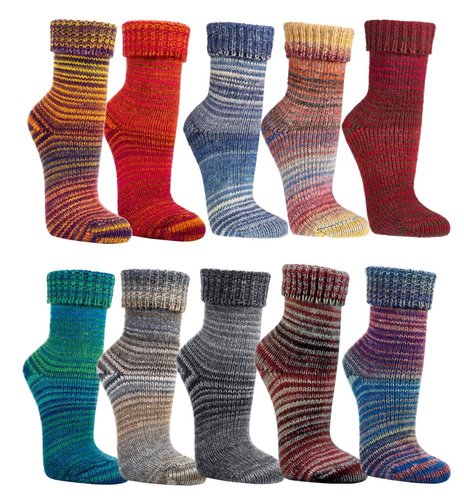 Unisex Wollsocken "wie handgemacht" - Skandinavien-Style
