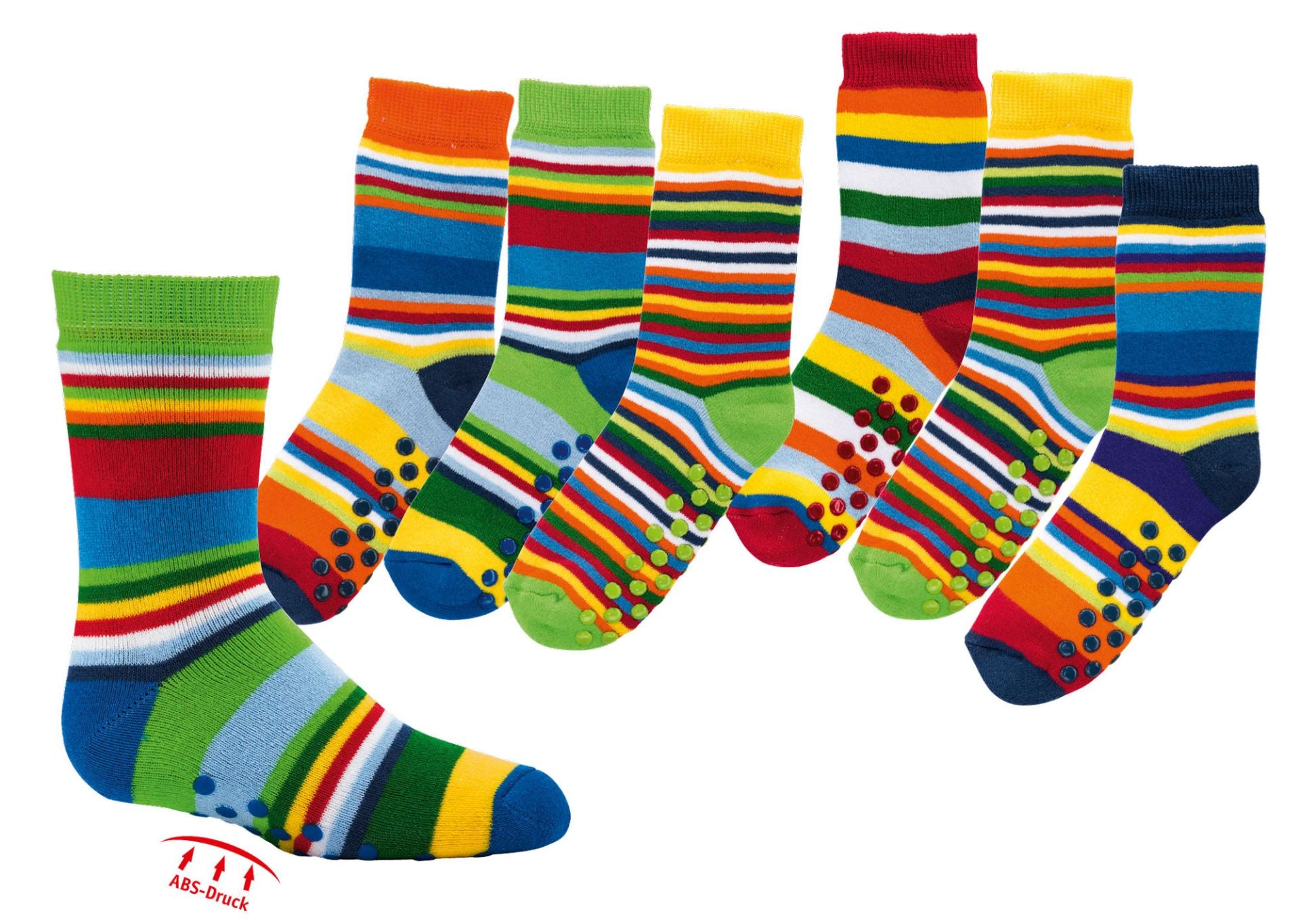 VollFrottee & ABS Kindersöckchen, Ringel