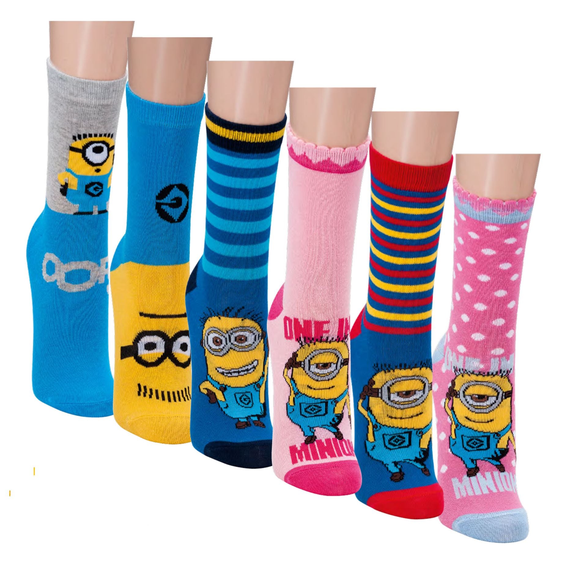 Kinder Computer Söckchen, Minions, Gr. 23-26