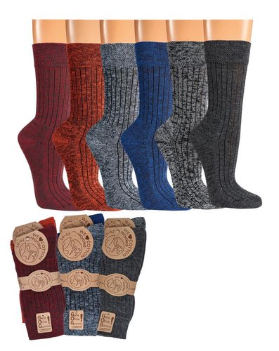 "Recycling-Wellness-Socken "Multicolour" - Ohne Gummi