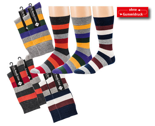 Herren-Trendsocken "Streifen"