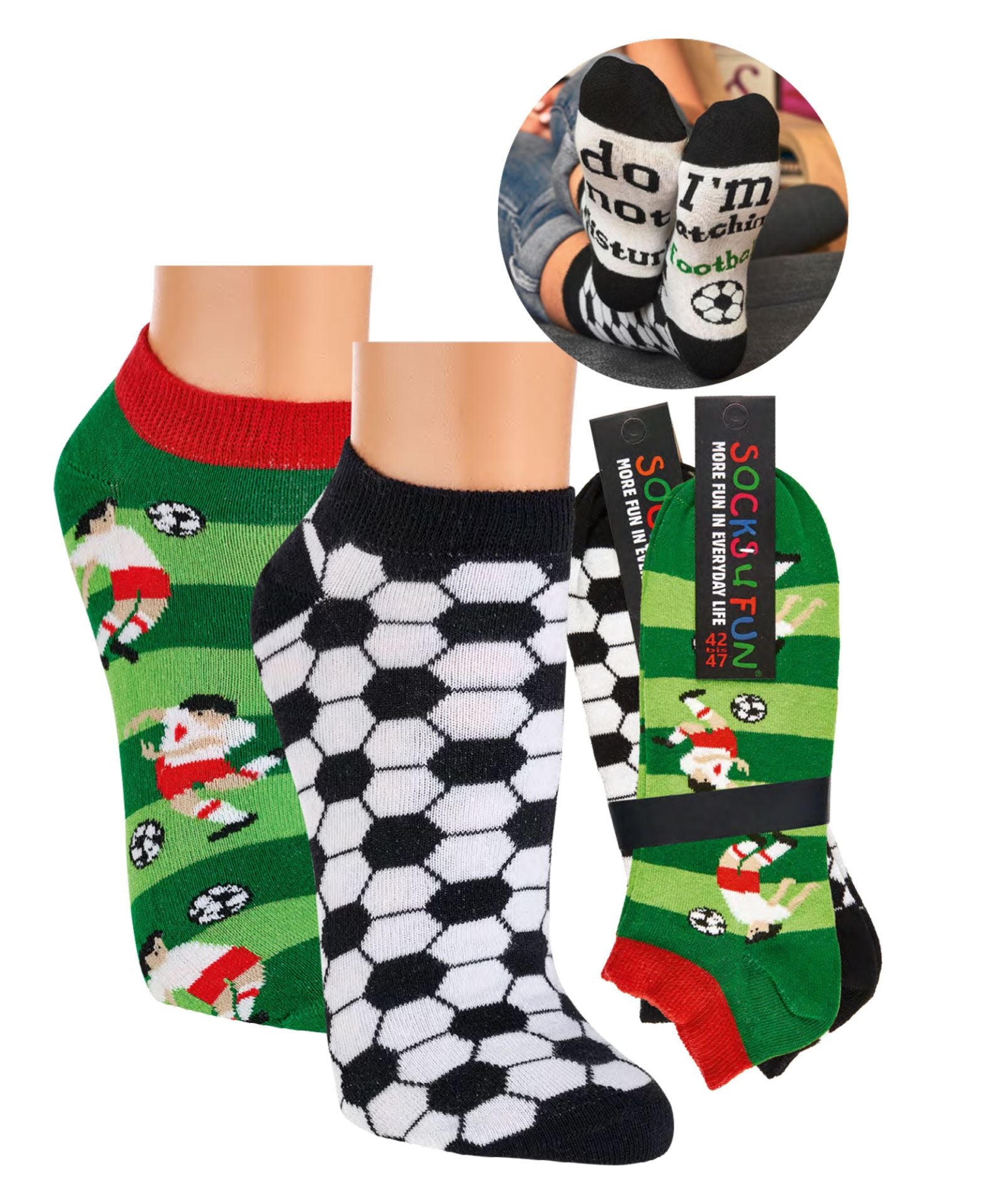 2er Pack Socks4Fun Sneaker
