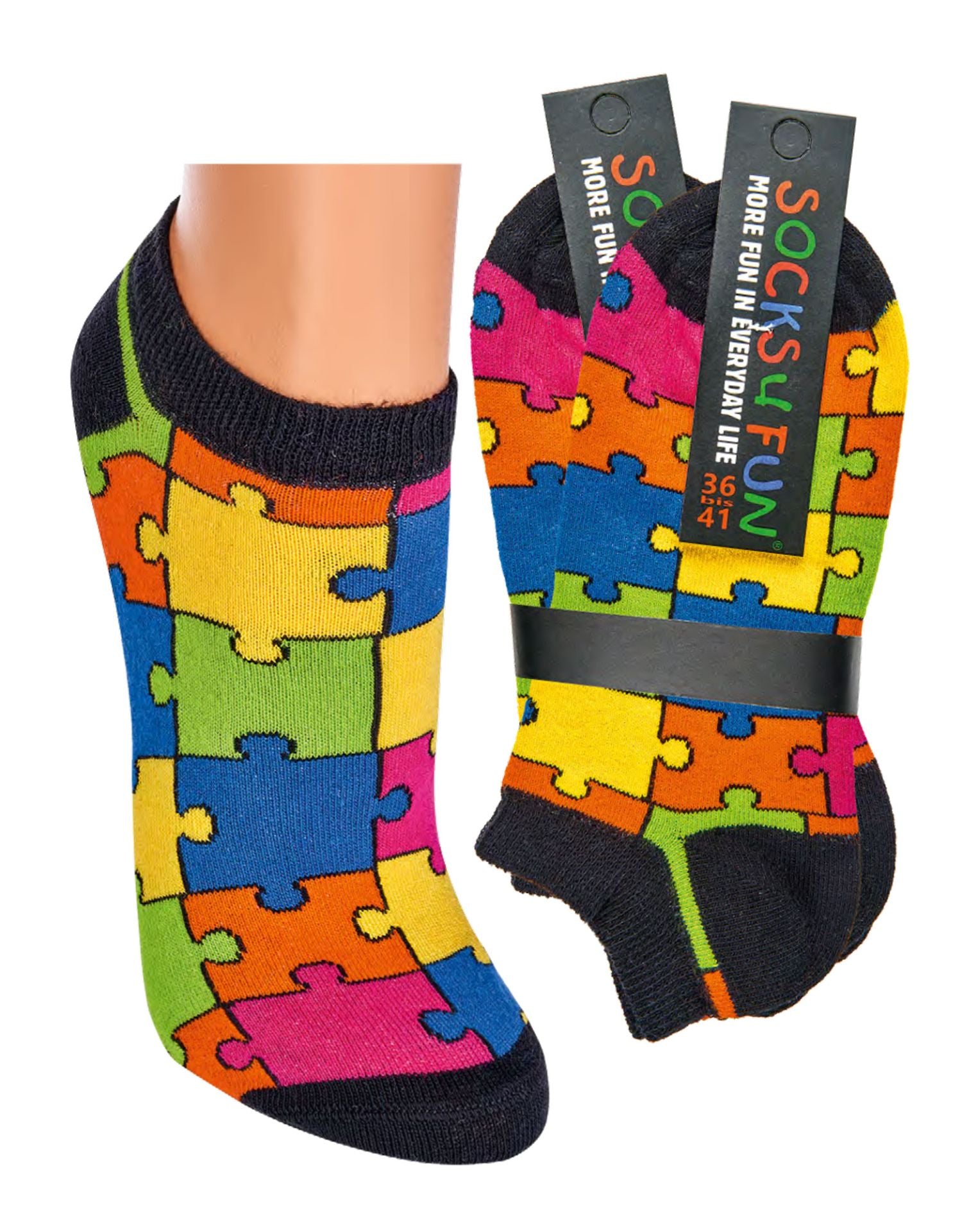 2er Pack Socks4Fun Sneaker