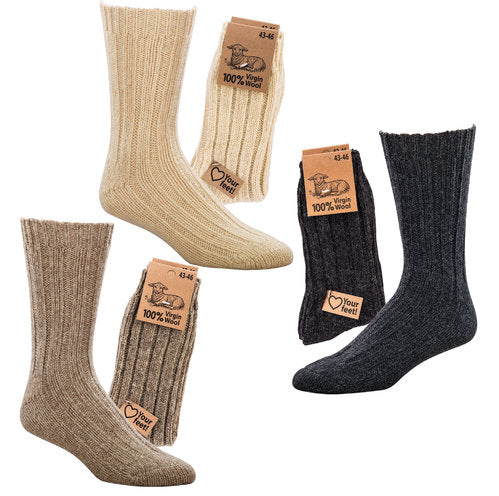 100% "Virgin Wool" Socken,