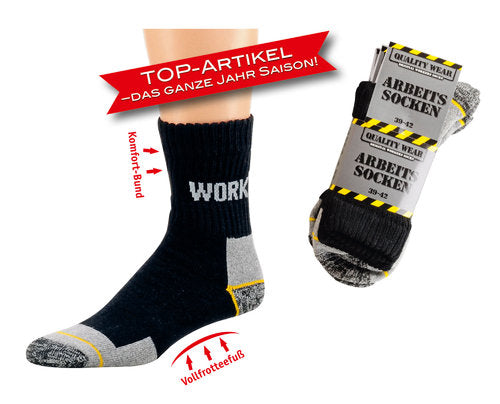 Komfortbund-Arbeitssocken „Work“