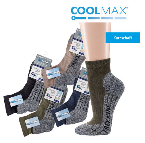 Kurzschaft COOLMAX® Trekking-Socken