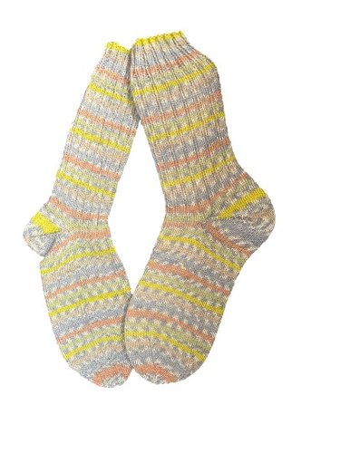 Handgestrickte Socken, Gr. 40/41