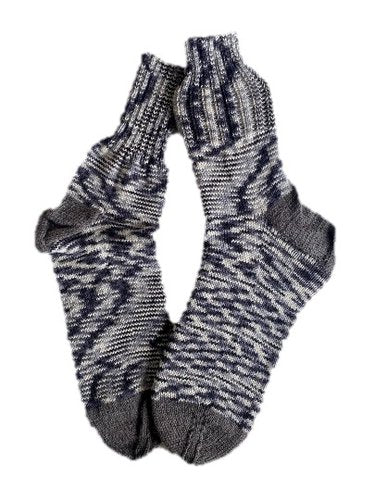 Handgestrickte Socken, Gr. 50/51