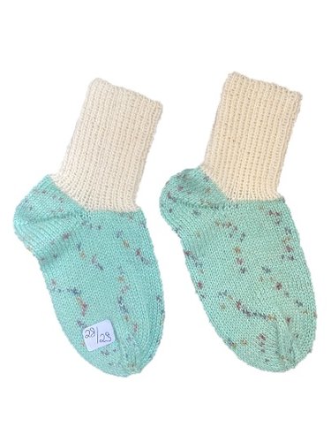 Handgestrickte Socken für Kinder, Gr. 28/29