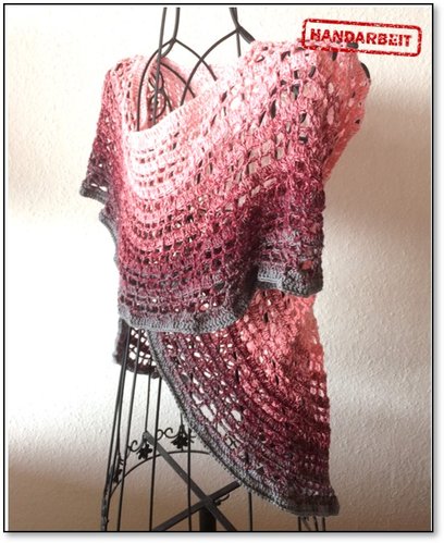 Gehäkelter Poncho Gr. S/M