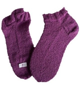 Handgestrickte Socken, Sneaker, Gr. 38/39