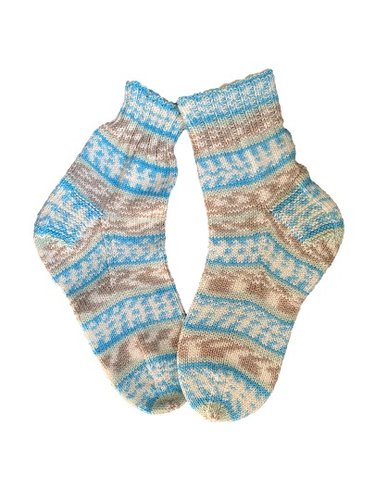 Handgestrickte Socken, Gr. 41/42