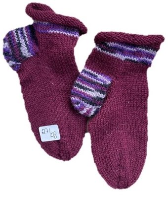 Handgestrickte Socken für Kinder, Gr. 27/28