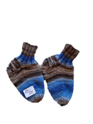 Handgestrickte Socken für Kinder, Gr. 19/20