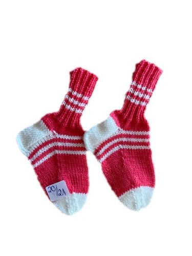 Handgestrickte Socken für Kinder, Gr. 20/21