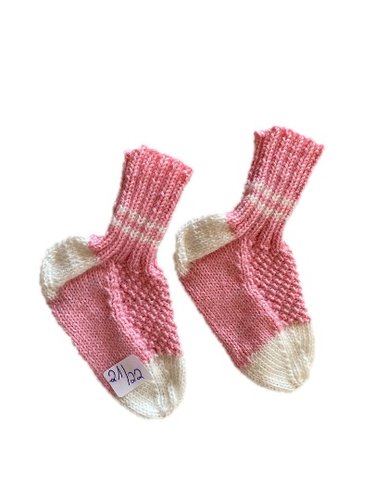 Handgestrickte Socken für Kinder, Gr. 21/22