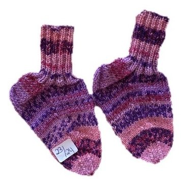 Handgestrickte Socken für Kinder, Gr. 23/24