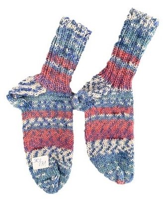 Handgestrickte Socken für Kinder, Gr. 30/31