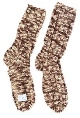 Handgestrickte Socken für Kinder, Gr. 30/31