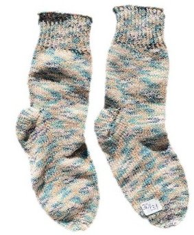 Handgestrickte Socken für Kinder, Gr. 30/31