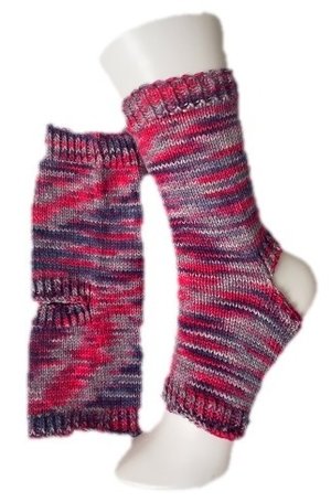 Handgestrickte Yogasocken, Gr. 39/40