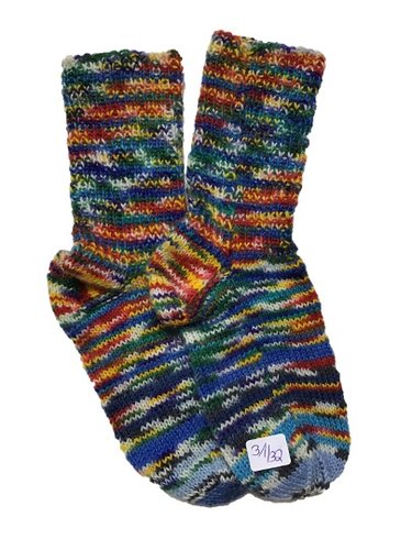 Handgestrickte Socken für Kinder, Gr. 31/32