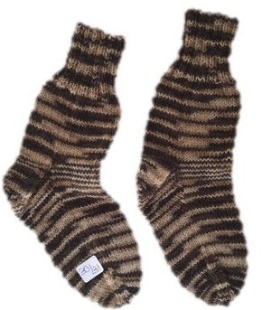 Handgestrickte Socken für Kinder, Gr. 30/31